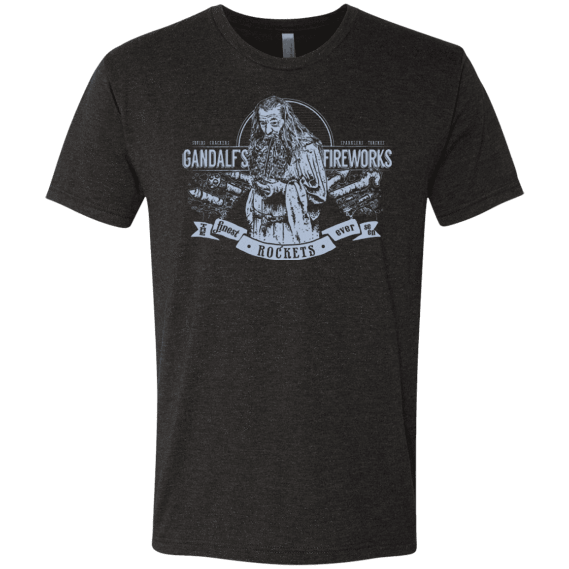 T-Shirts Vintage Black / Small Gandalfs Fireworks Men's Triblend T-Shirt