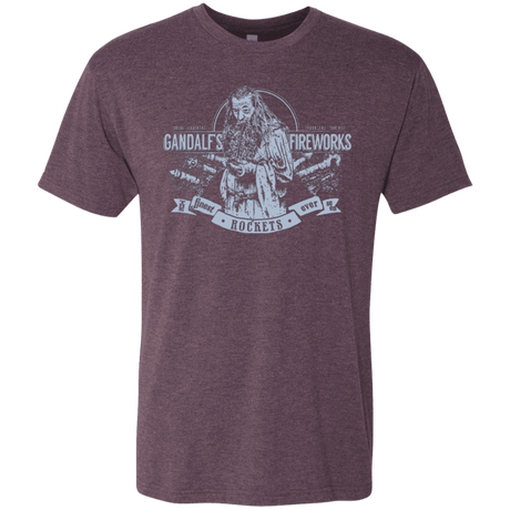 T-Shirts Vintage Purple / Small Gandalfs Fireworks Men's Triblend T-Shirt