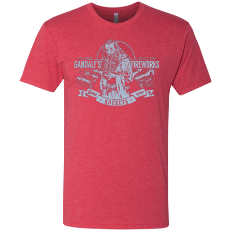 T-Shirts Vintage Red / Small Gandalfs Fireworks Men's Triblend T-Shirt