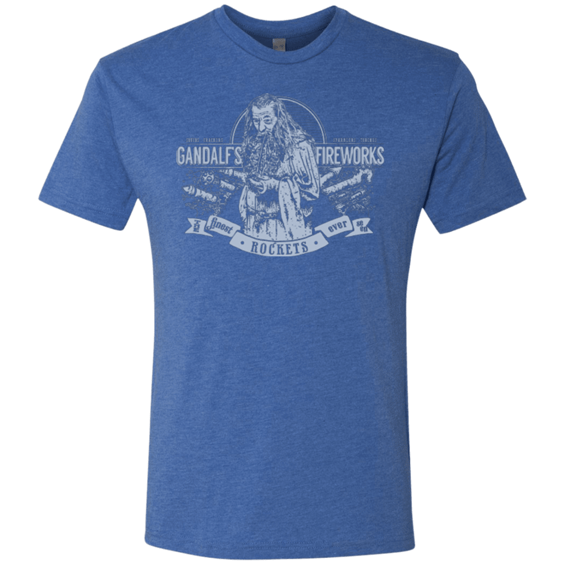 T-Shirts Vintage Royal / Small Gandalfs Fireworks Men's Triblend T-Shirt