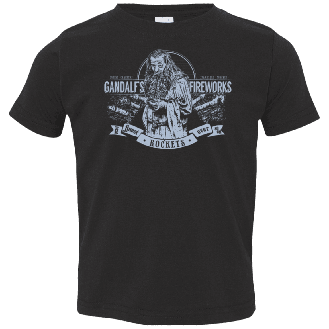 T-Shirts Black / 2T Gandalfs Fireworks Toddler Premium T-Shirt