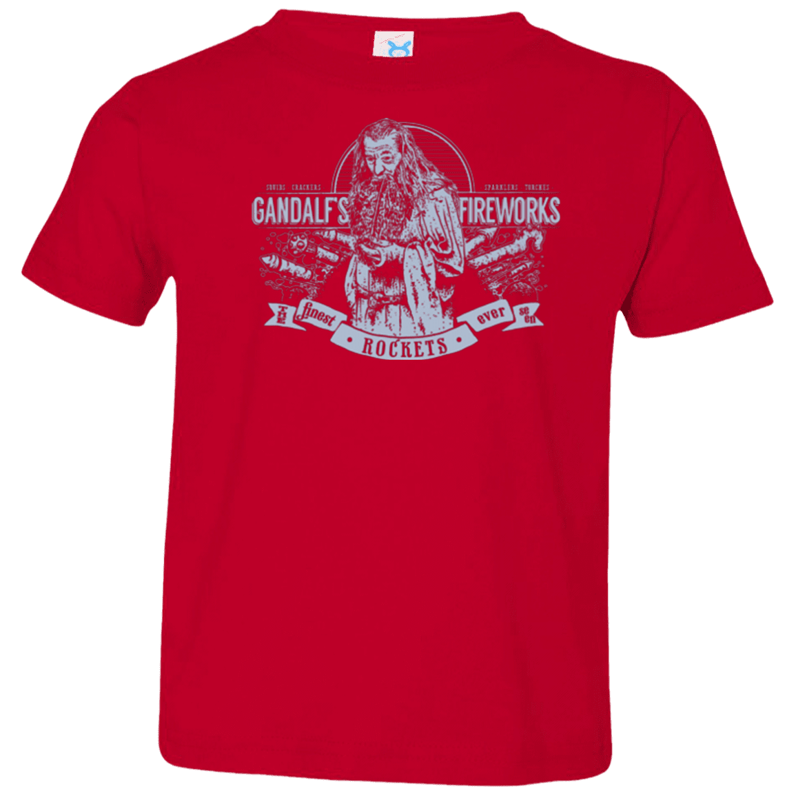 T-Shirts Red / 2T Gandalfs Fireworks Toddler Premium T-Shirt