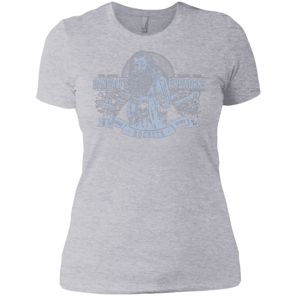 T-Shirts Heather Grey / X-Small Gandalfs Fireworks Women's Premium T-Shirt