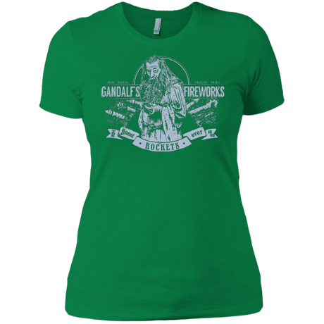 T-Shirts Kelly Green / X-Small Gandalfs Fireworks Women's Premium T-Shirt