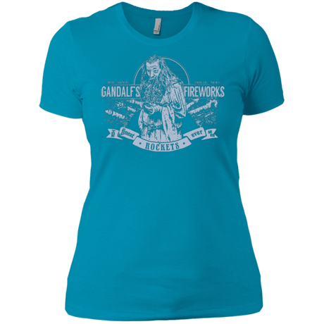 T-Shirts Turquoise / X-Small Gandalfs Fireworks Women's Premium T-Shirt
