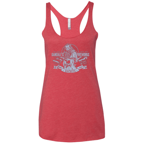 T-Shirts Vintage Red / X-Small Gandalfs Fireworks Women's Triblend Racerback Tank