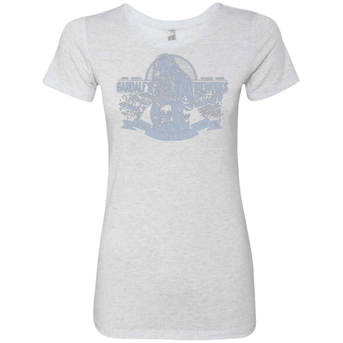 T-Shirts Heather White / Small Gandalfs Fireworks Women's Triblend T-Shirt