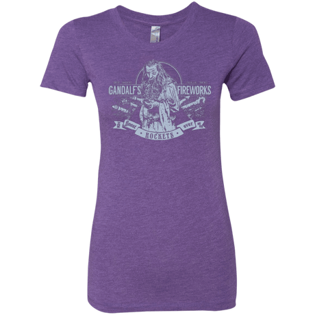 T-Shirts Purple Rush / Small Gandalfs Fireworks Women's Triblend T-Shirt