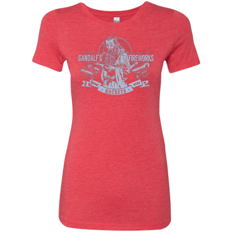 T-Shirts Vintage Red / Small Gandalfs Fireworks Women's Triblend T-Shirt