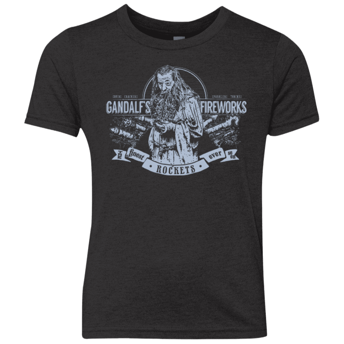 T-Shirts Vintage Black / YXS Gandalfs Fireworks Youth Triblend T-Shirt
