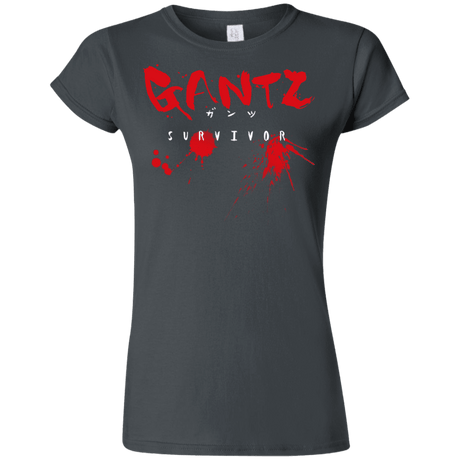 T-Shirts Charcoal / S Gantz Survivor Junior Slimmer-Fit T-Shirt