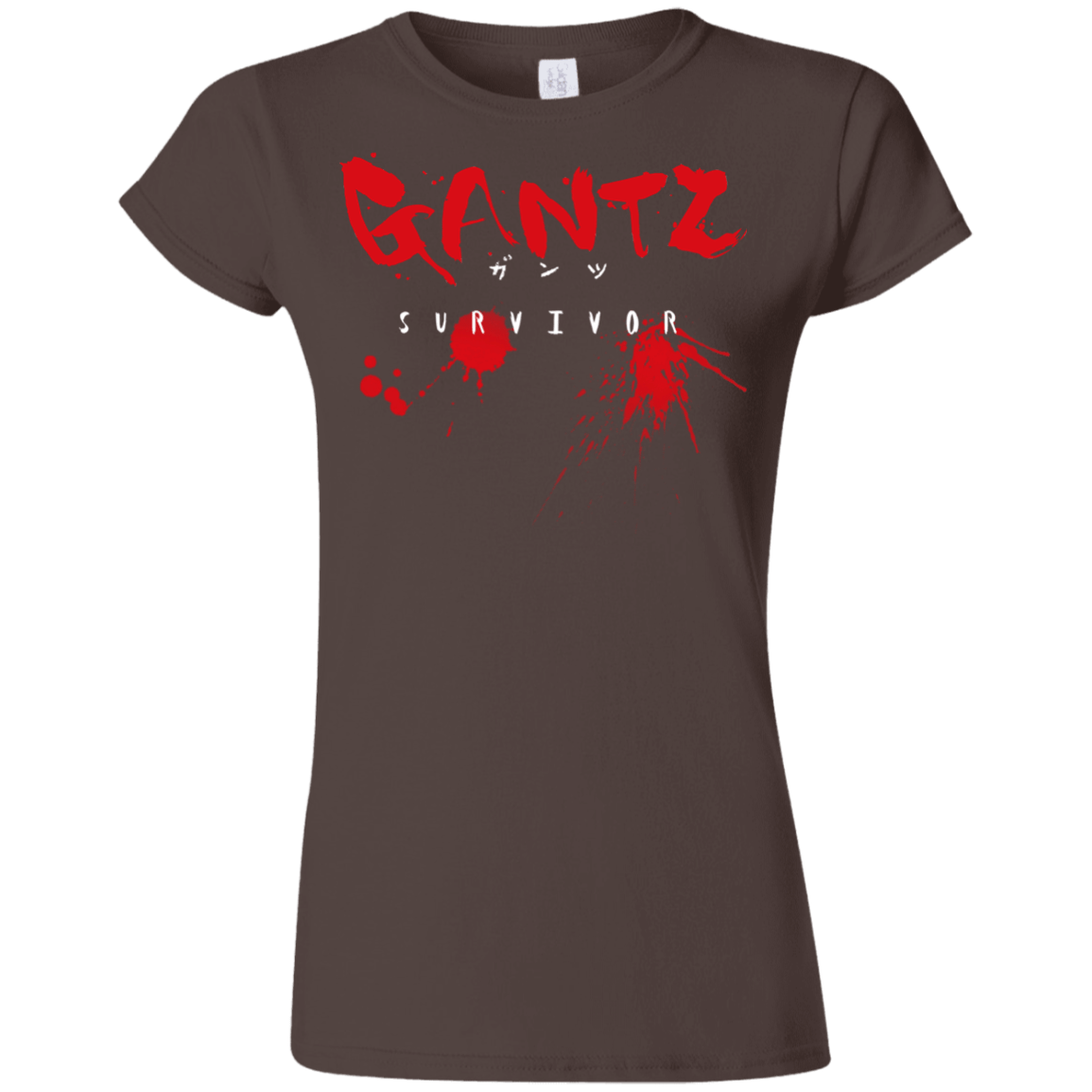 T-Shirts Dark Chocolate / S Gantz Survivor Junior Slimmer-Fit T-Shirt