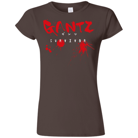 T-Shirts Dark Chocolate / S Gantz Survivor Junior Slimmer-Fit T-Shirt