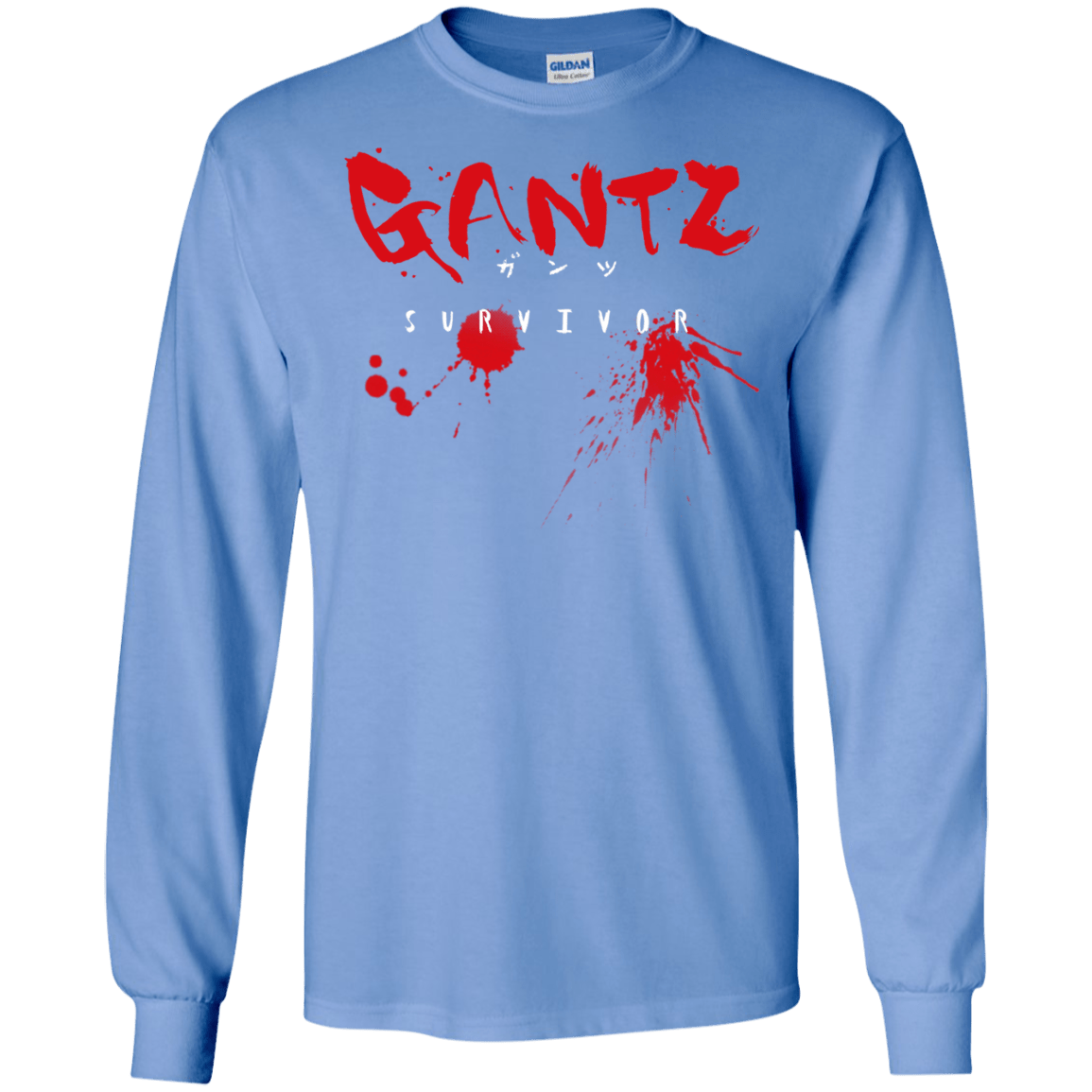 T-Shirts Carolina Blue / S Gantz Survivor Men's Long Sleeve T-Shirt