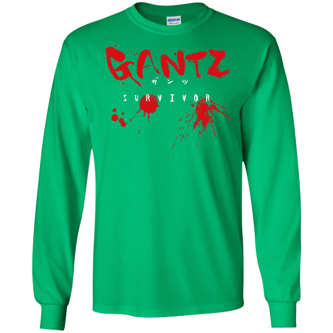 T-Shirts Irish Green / S Gantz Survivor Men's Long Sleeve T-Shirt