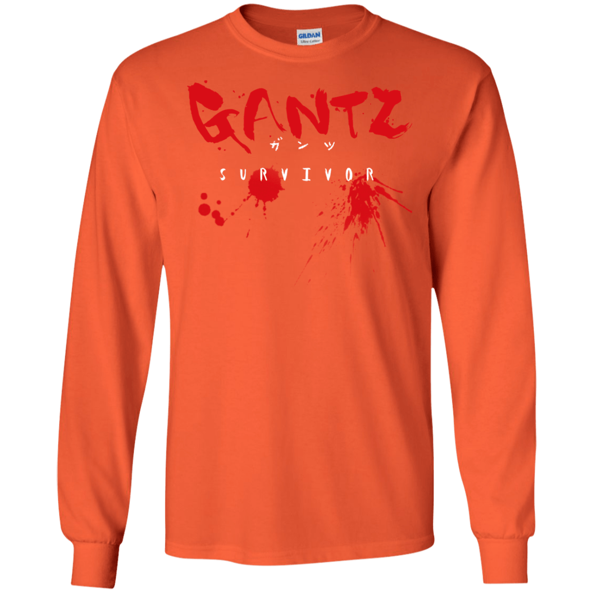 T-Shirts Orange / S Gantz Survivor Men's Long Sleeve T-Shirt