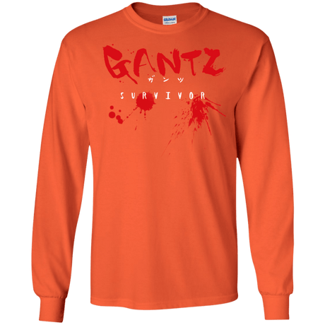 T-Shirts Orange / S Gantz Survivor Men's Long Sleeve T-Shirt