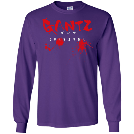 T-Shirts Purple / S Gantz Survivor Men's Long Sleeve T-Shirt