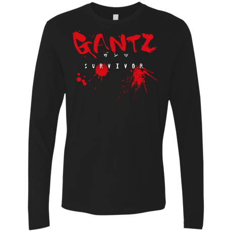 T-Shirts Black / S Gantz Survivor Men's Premium Long Sleeve