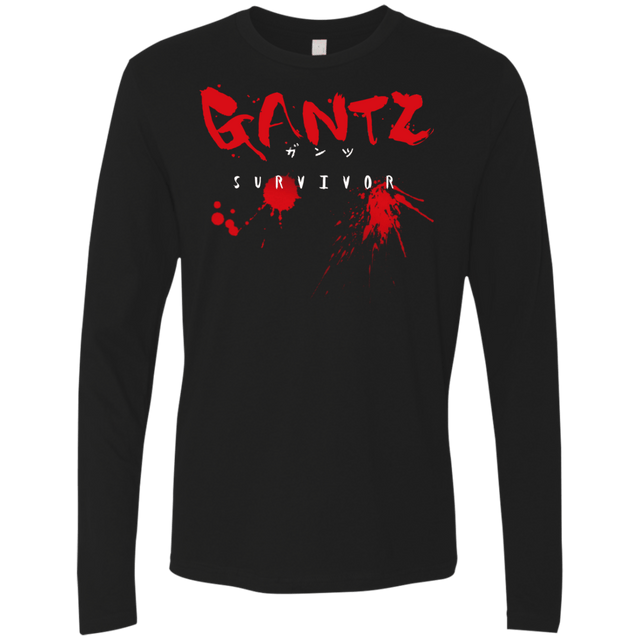 T-Shirts Black / S Gantz Survivor Men's Premium Long Sleeve