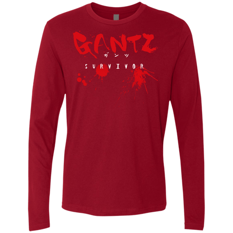 T-Shirts Cardinal / S Gantz Survivor Men's Premium Long Sleeve
