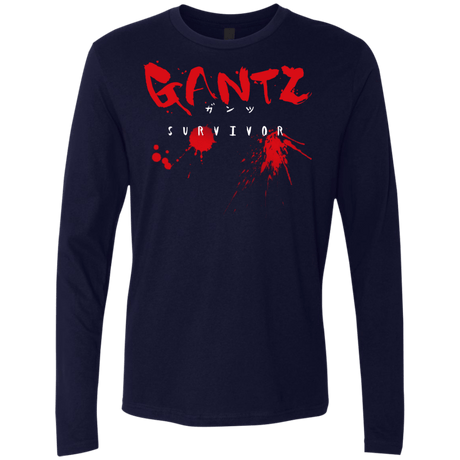 T-Shirts Midnight Navy / S Gantz Survivor Men's Premium Long Sleeve
