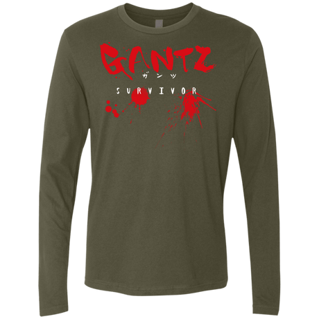 T-Shirts Military Green / S Gantz Survivor Men's Premium Long Sleeve