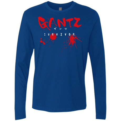 T-Shirts Royal / S Gantz Survivor Men's Premium Long Sleeve