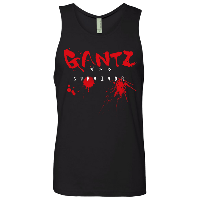 T-Shirts Black / S Gantz Survivor Men's Premium Tank Top