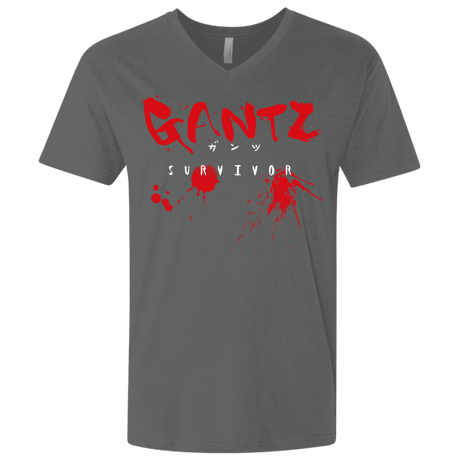T-Shirts Heavy Metal / X-Small Gantz Survivor Men's Premium V-Neck