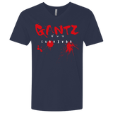 T-Shirts Midnight Navy / X-Small Gantz Survivor Men's Premium V-Neck