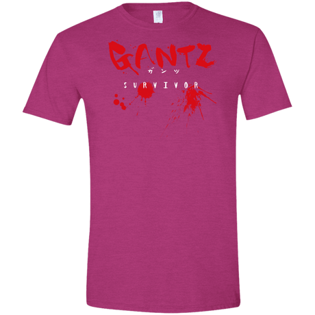 T-Shirts Antique Heliconia / S Gantz Survivor Men's Semi-Fitted Softstyle