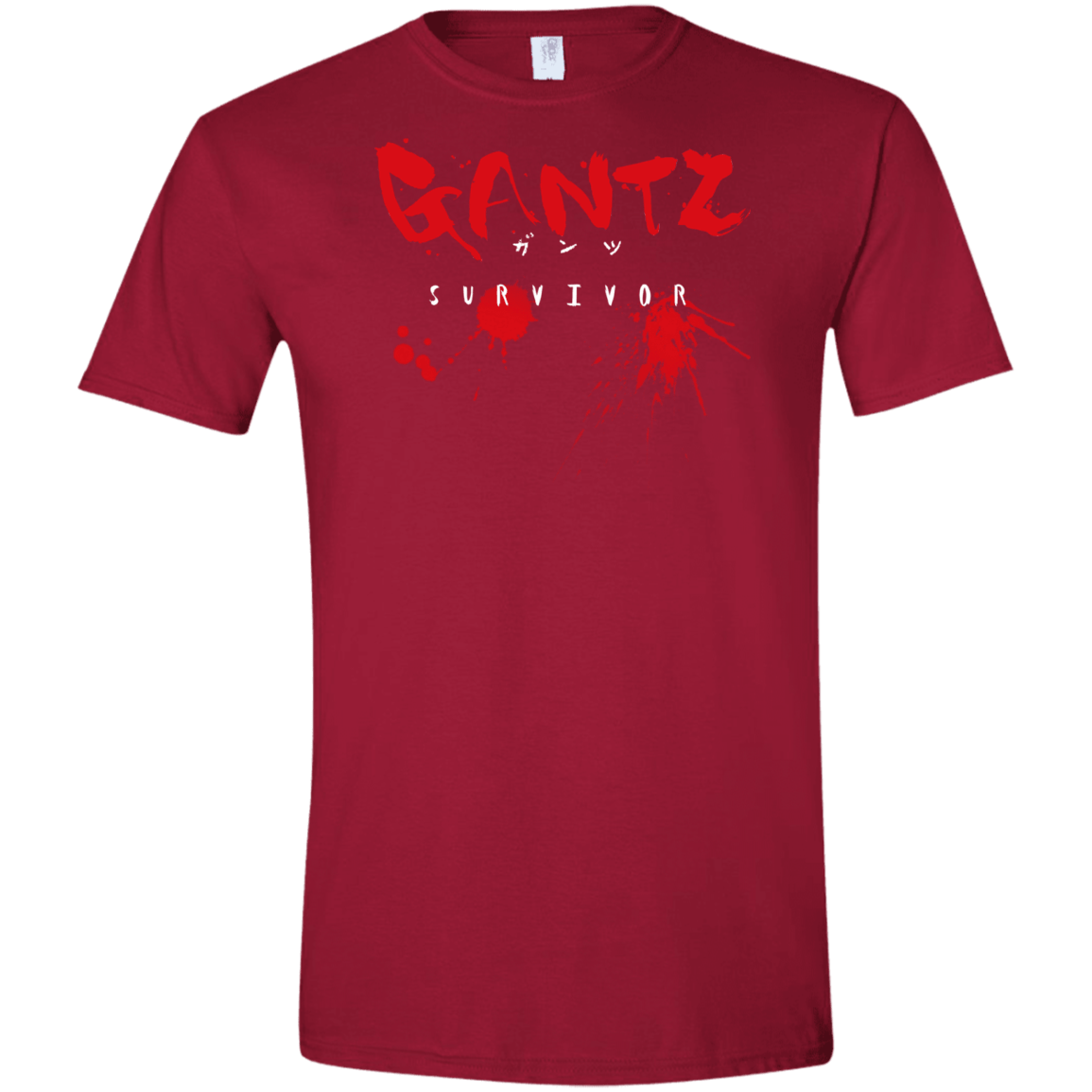 T-Shirts Cardinal Red / S Gantz Survivor Men's Semi-Fitted Softstyle