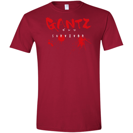 T-Shirts Cardinal Red / S Gantz Survivor Men's Semi-Fitted Softstyle