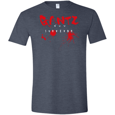 T-Shirts Heather Navy / S Gantz Survivor Men's Semi-Fitted Softstyle