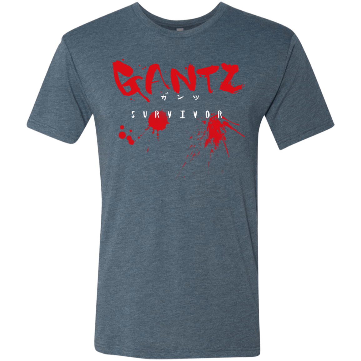 T-Shirts Indigo / S Gantz Survivor Men's Triblend T-Shirt