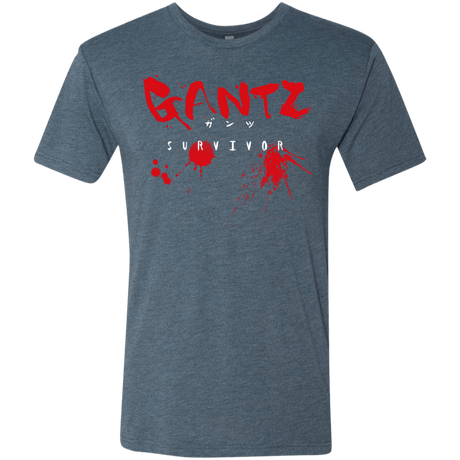 T-Shirts Indigo / S Gantz Survivor Men's Triblend T-Shirt