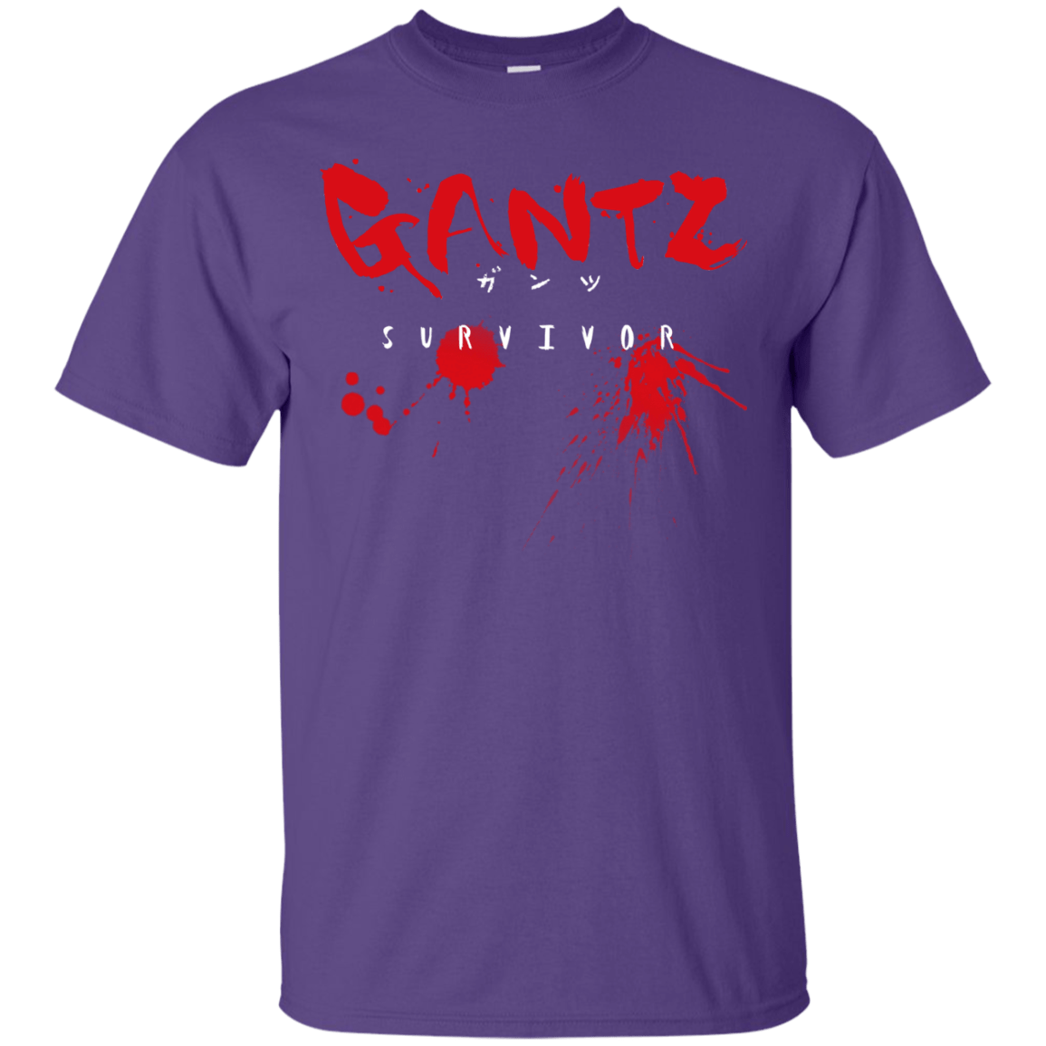 T-Shirts Purple / S Gantz Survivor T-Shirt
