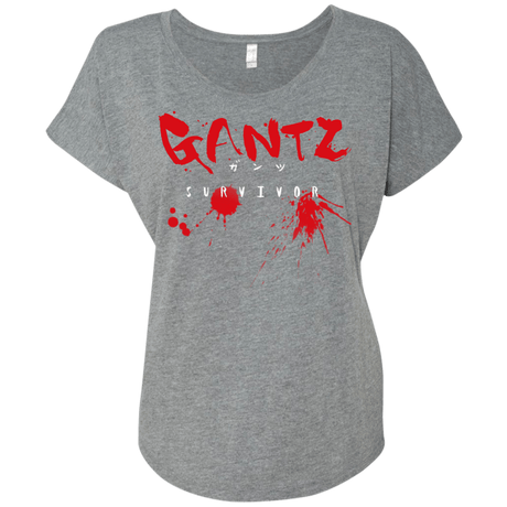 T-Shirts Premium Heather / X-Small Gantz Survivor Triblend Dolman Sleeve