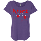 T-Shirts Purple Rush / X-Small Gantz Survivor Triblend Dolman Sleeve