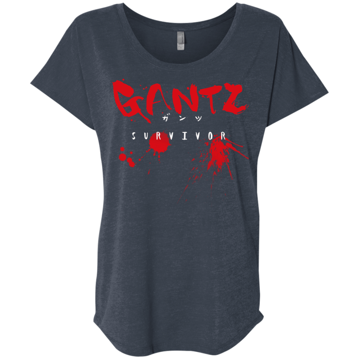 T-Shirts Vintage Navy / X-Small Gantz Survivor Triblend Dolman Sleeve