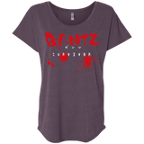 T-Shirts Vintage Purple / X-Small Gantz Survivor Triblend Dolman Sleeve