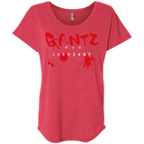 T-Shirts Vintage Red / X-Small Gantz Survivor Triblend Dolman Sleeve