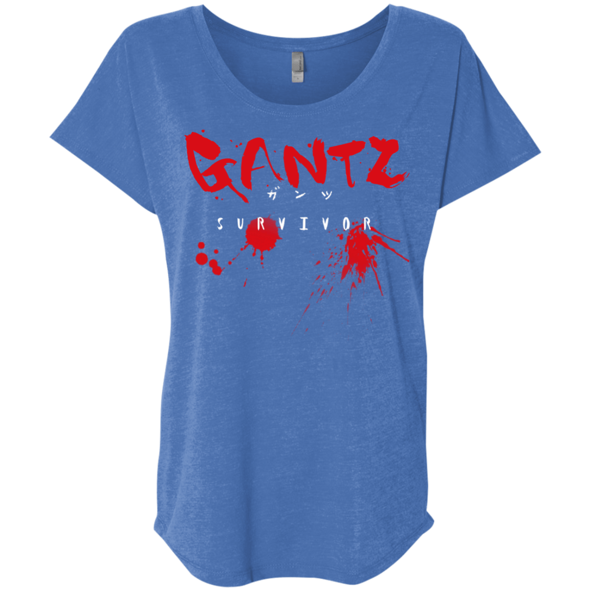 T-Shirts Vintage Royal / X-Small Gantz Survivor Triblend Dolman Sleeve
