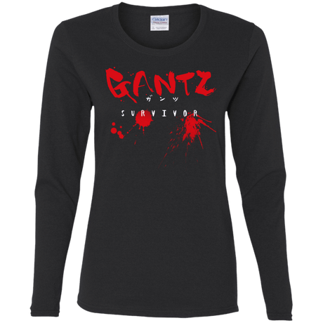 T-Shirts Black / S Gantz Survivor Women's Long Sleeve T-Shirt
