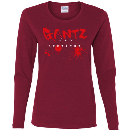 T-Shirts Cardinal / S Gantz Survivor Women's Long Sleeve T-Shirt