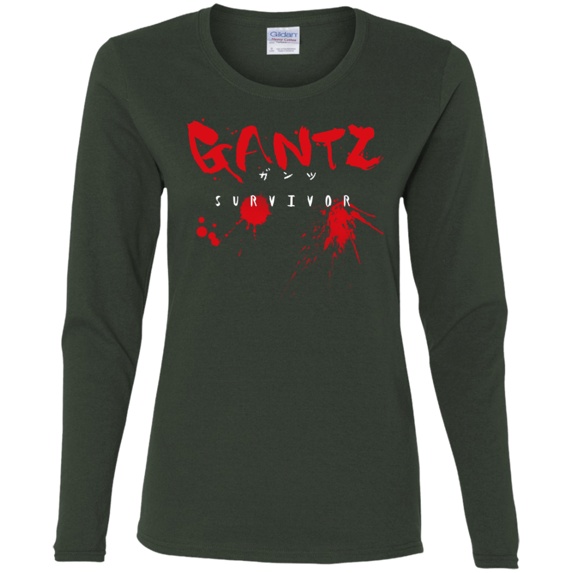T-Shirts Forest / S Gantz Survivor Women's Long Sleeve T-Shirt