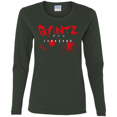 T-Shirts Forest / S Gantz Survivor Women's Long Sleeve T-Shirt