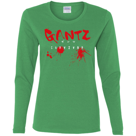 T-Shirts Irish Green / S Gantz Survivor Women's Long Sleeve T-Shirt