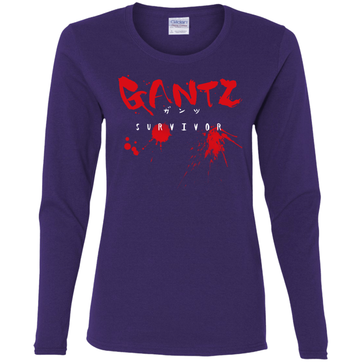 T-Shirts Purple / S Gantz Survivor Women's Long Sleeve T-Shirt